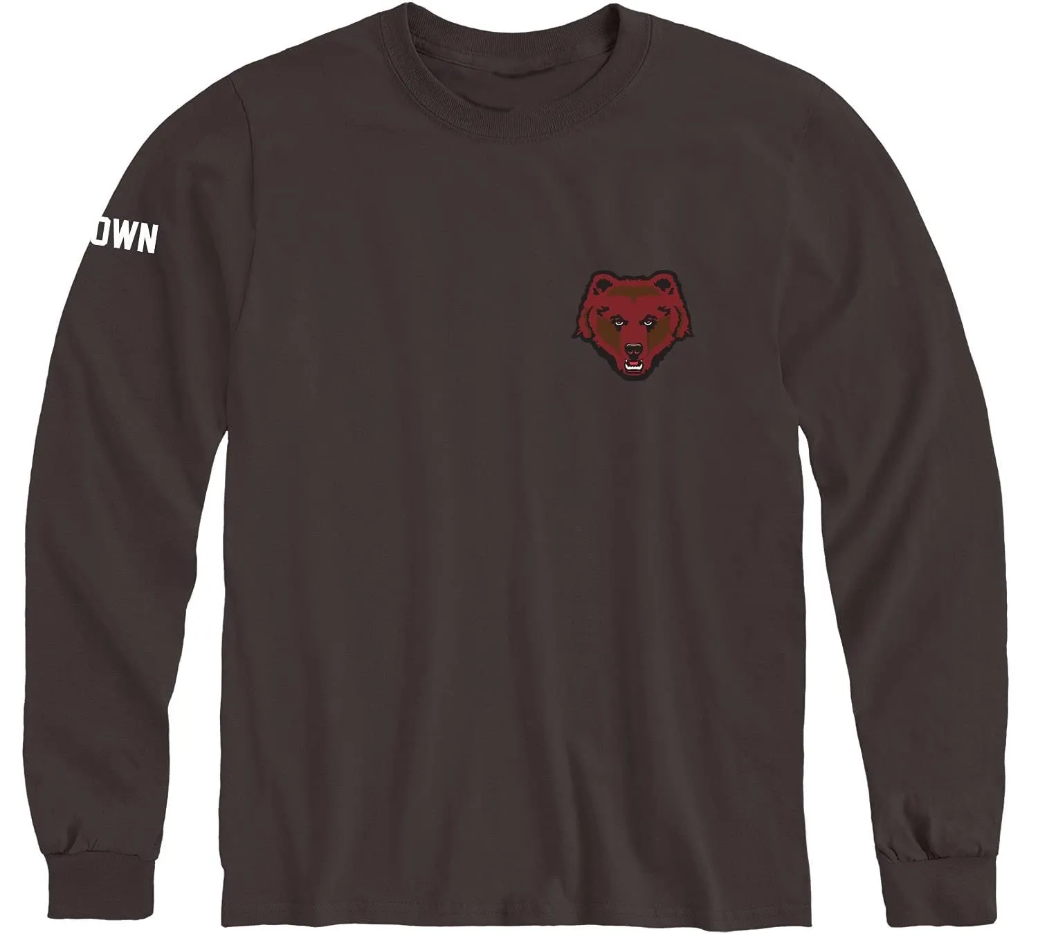 Brown Mascot Long Sleeve T-Shirt (Brown) sold by Barnesmith