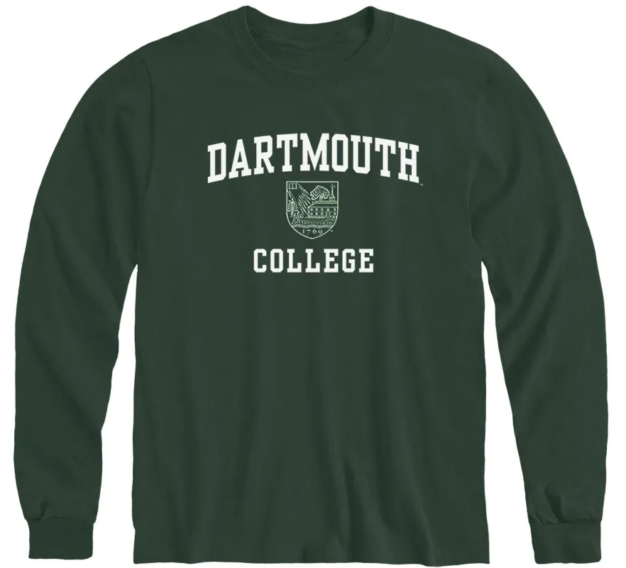 Dartmouth Crest Long Sleeve T-Shirt (Hunter) sold by Barnesmith