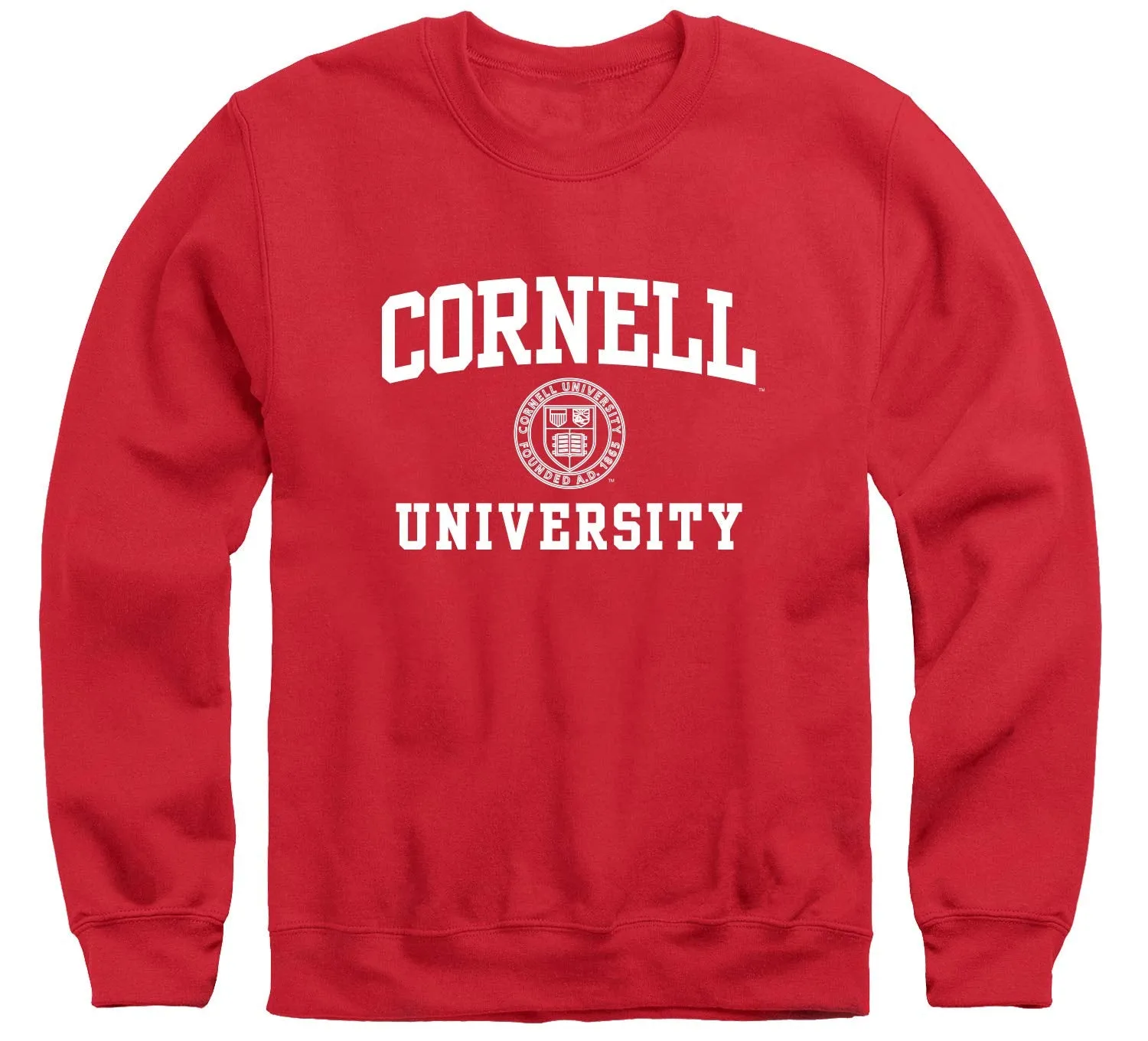 Cornell Crest Sweatshirt (Red) sold by Barnesmith