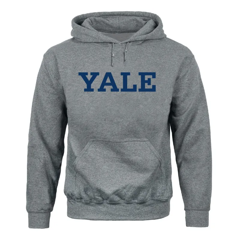 Yale Essential Hooded Sweatshirt (Heather Grey) sold by Barnesmith