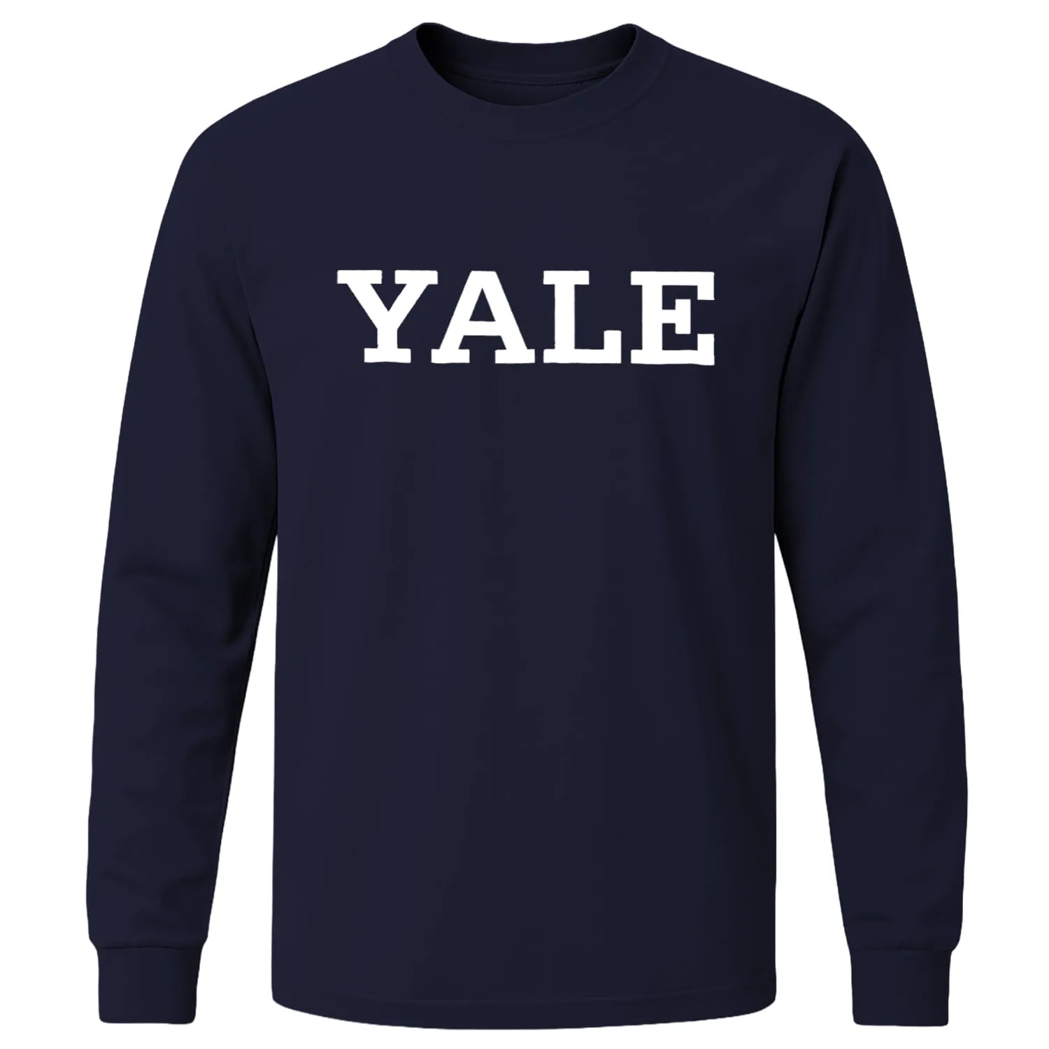 Yale Classic L/S T-Shirt (Navy) sold by Barnesmith
