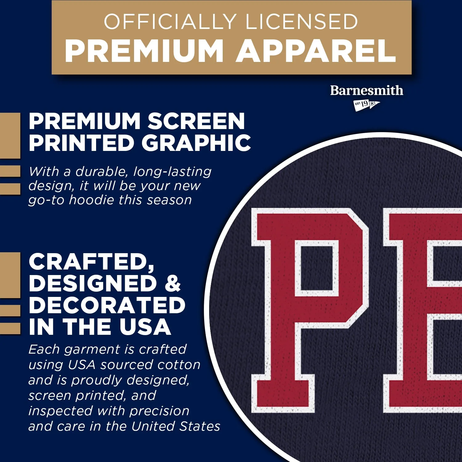 Penn Essential Hooded Sweatshirt (Navy) sold by Barnesmith product image thumbnail 4