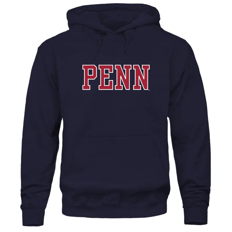 Penn Essential Hooded Sweatshirt (Navy) sold by Barnesmith