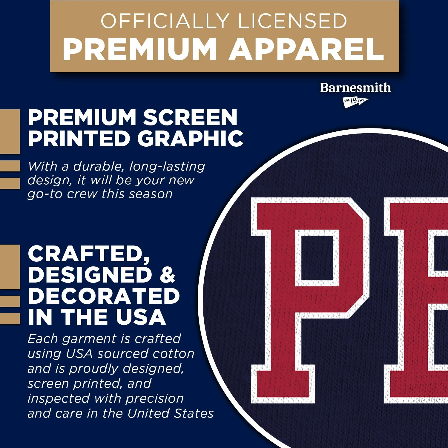 Penn Essential Sweatshirt (Navy) sold by Barnesmith product image thumbnail 4