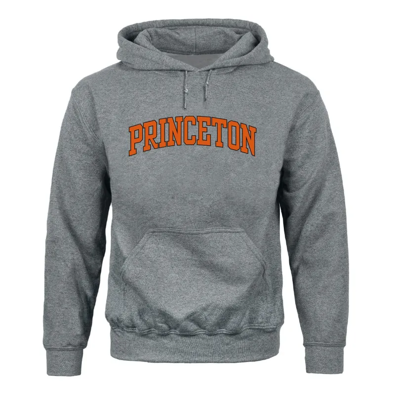 Princeton Essential Hooded Sweatshirt (Heather Grey) sold by Barnesmith