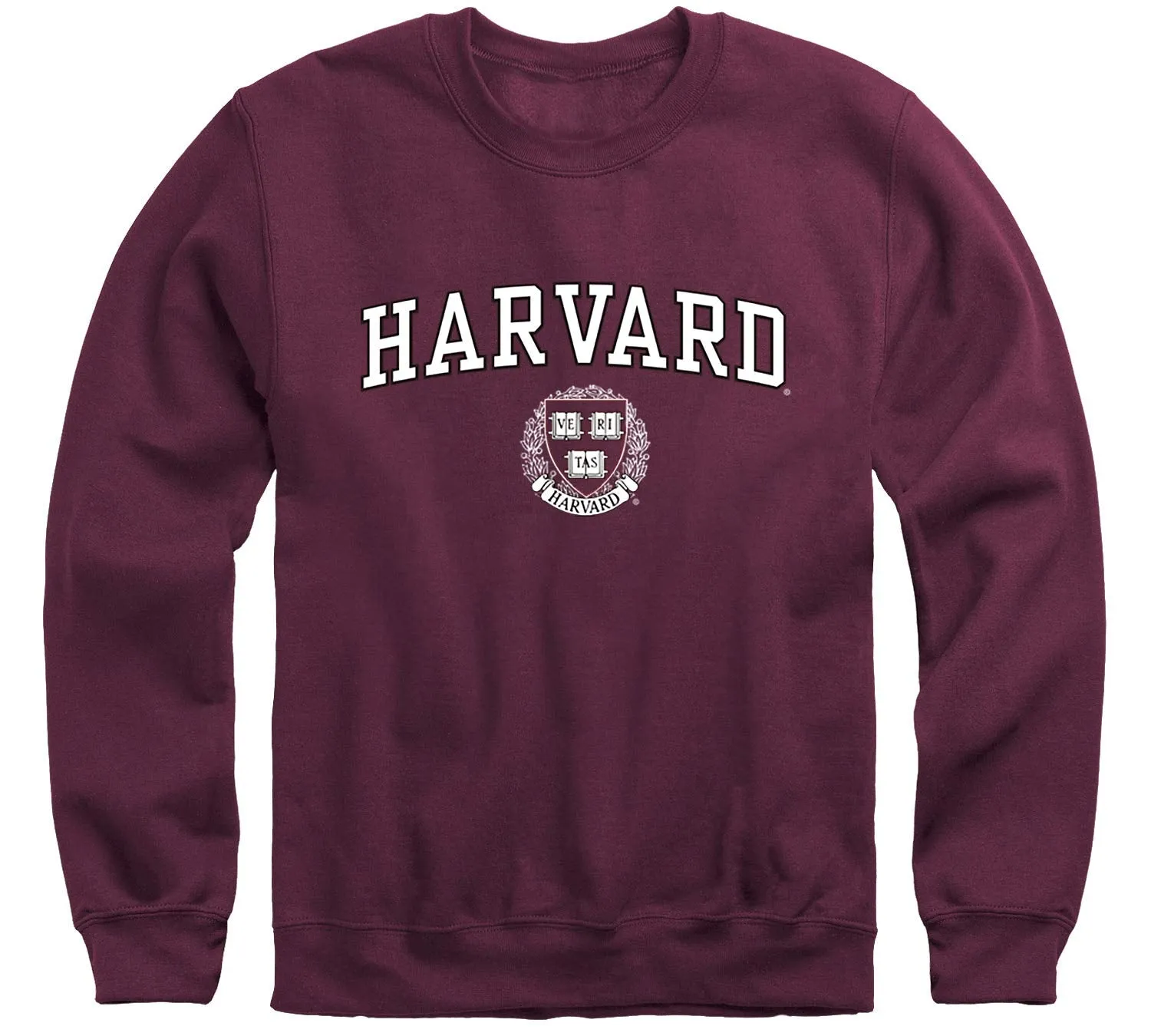 Harvard University Crest Crewneck Sweatshirt (Crimson) sold by Barnesmith