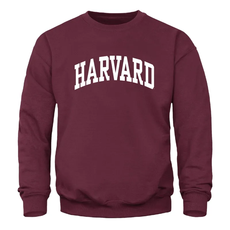 Harvard University Essential Crewneck Sweatshirt (Crimson) sold by Barnesmith