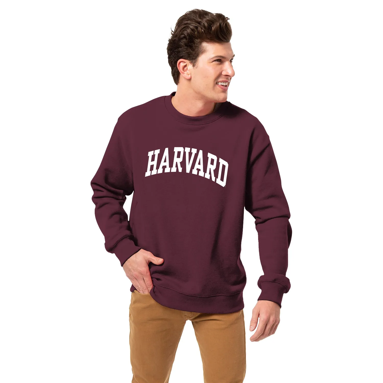Harvard University Essential Crewneck Sweatshirt (Crimson) sold by Barnesmith product image thumbnail 2