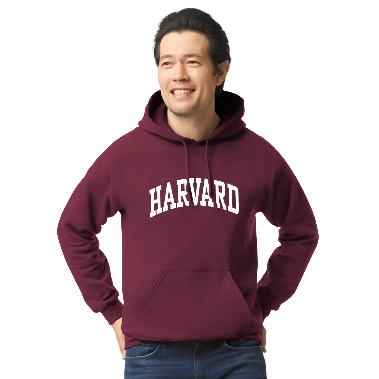 Harvard University Essential Hooded Sweatshirt (Crimson) sold by Barnesmith product image thumbnail 2