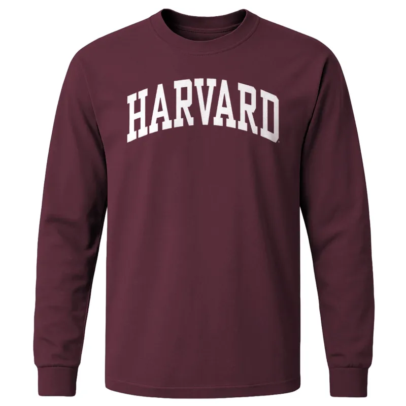 Harvard L/S T-Shirt Classic (Maroon) sold by Barnesmith