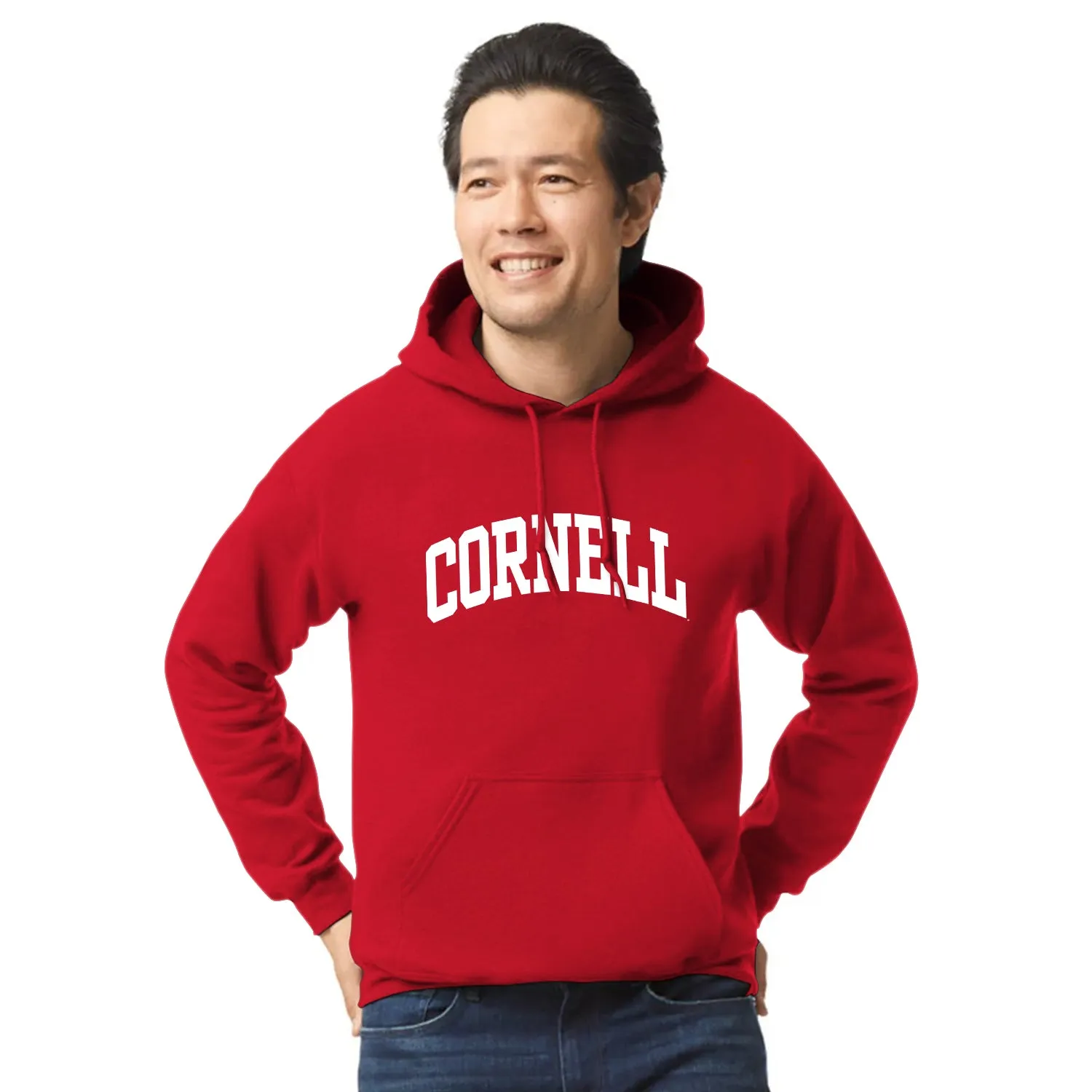 Cornell Essential Hooded Sweatshirt (Red) sold by Barnesmith product image thumbnail 2