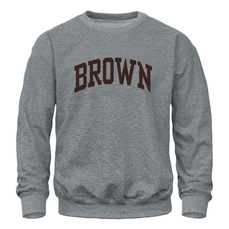 Brown Essential Sweatshirt (Heather Grey) sold by Barnesmith