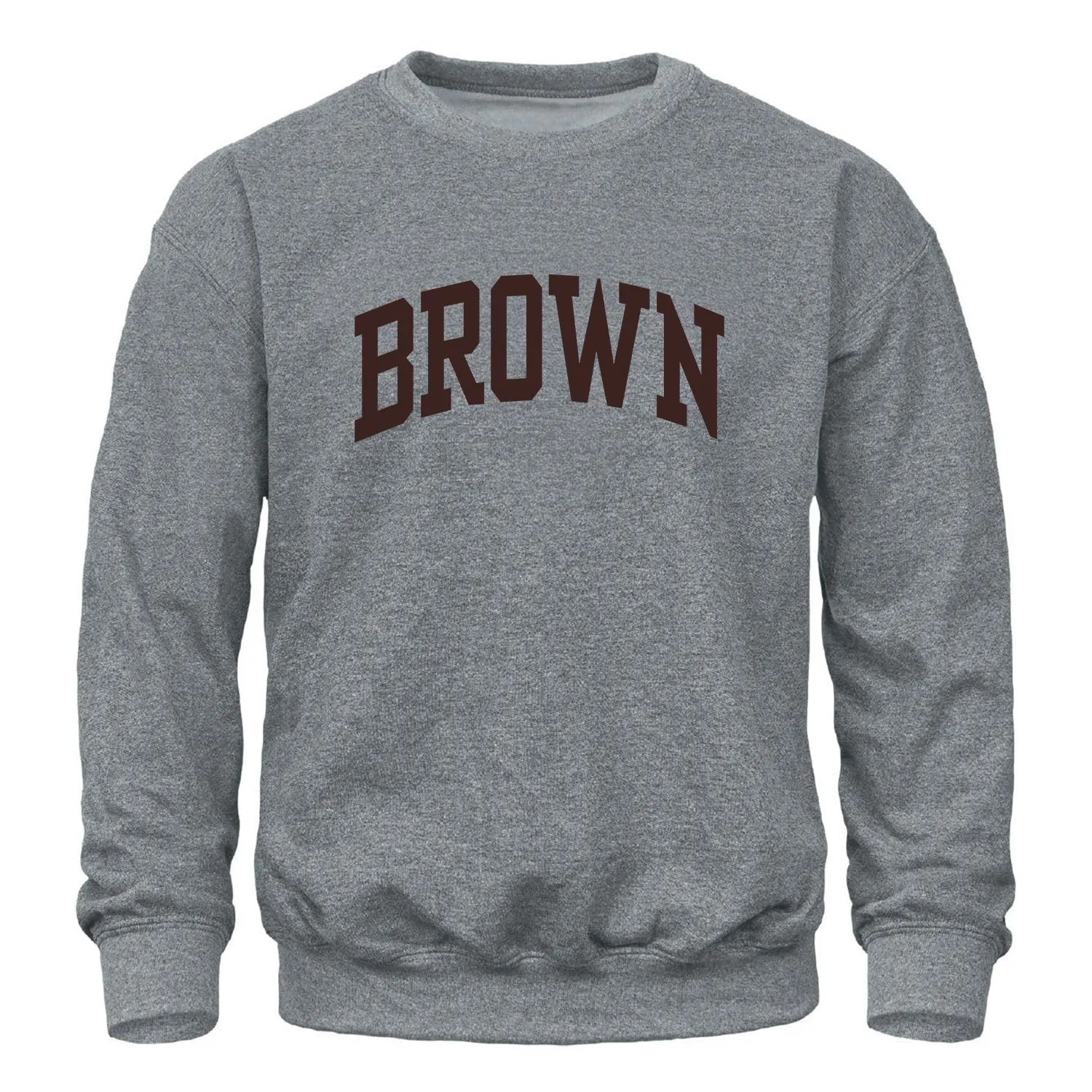 Brown Essential Sweatshirt (Heather Grey) sold by Barnesmith