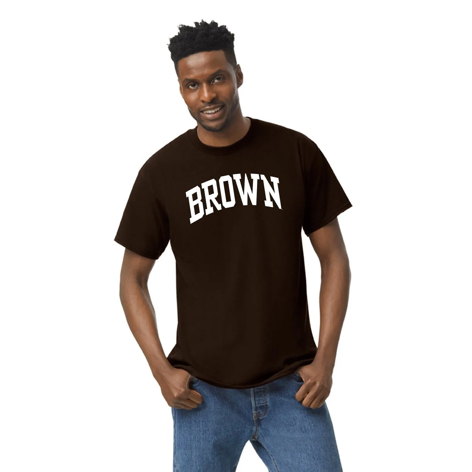 Brown Classic T-Shirt (Brown) sold by Barnesmith product image thumbnail 2