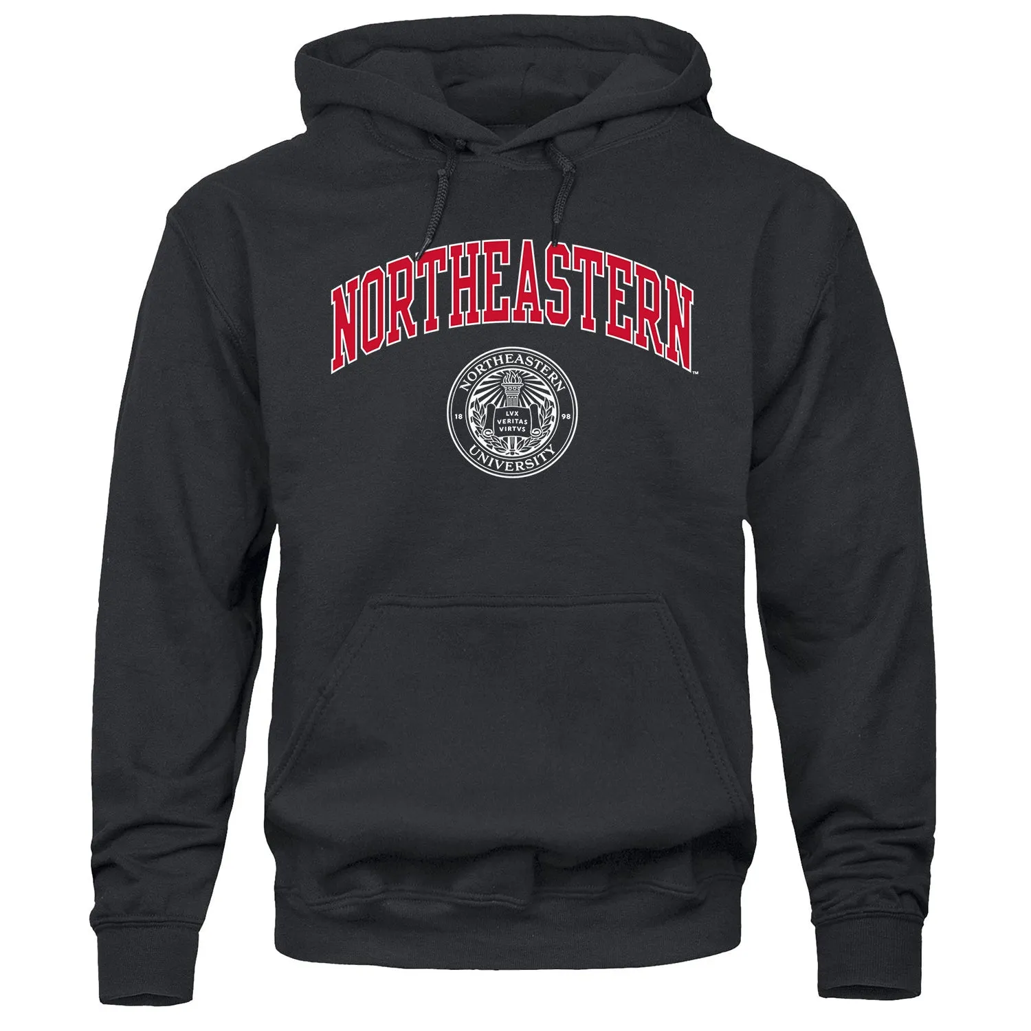 Northeastern University Heritage Hooded Sweatshirt (Black) sold by Barnesmith