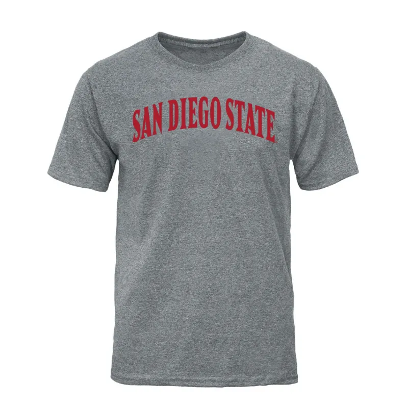 San Diego State University Classic T-Shirt (Charcoal Grey) sold by Barnesmith
