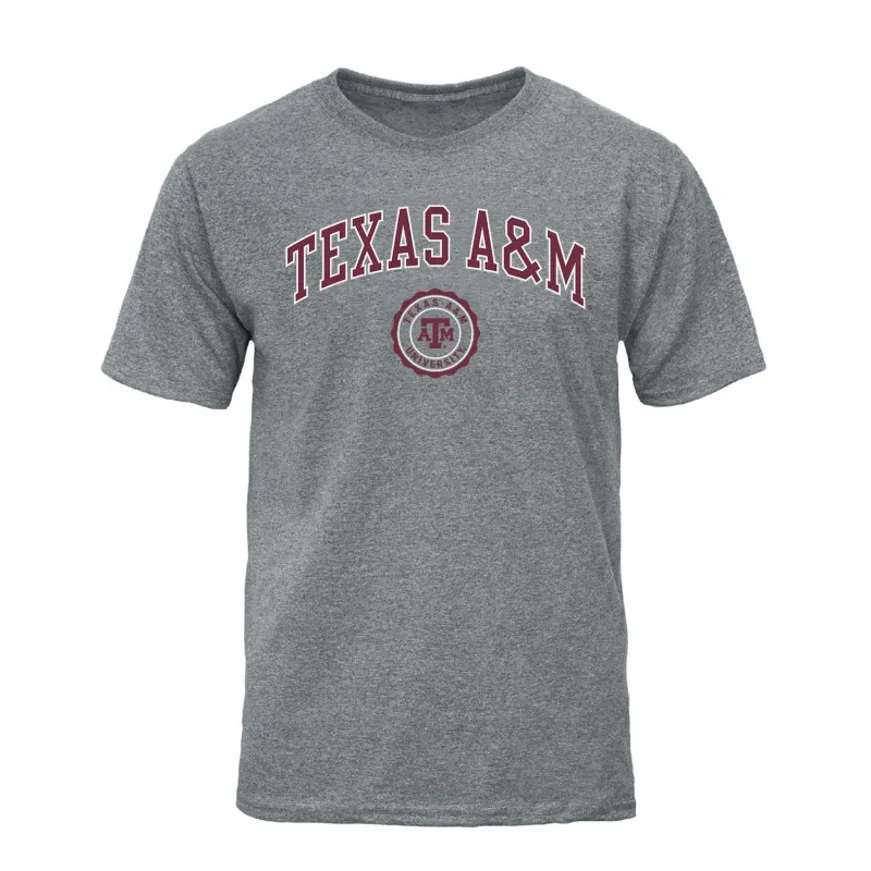Texas A&M University Heritage T-Shirt (Charcoal Grey) sold by Barnesmith