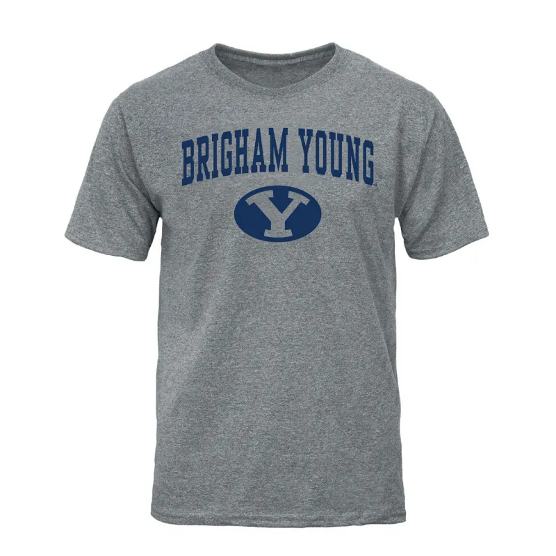 Brigham Young University Heritage T-Shirt (Charcoal Grey) sold by Barnesmith