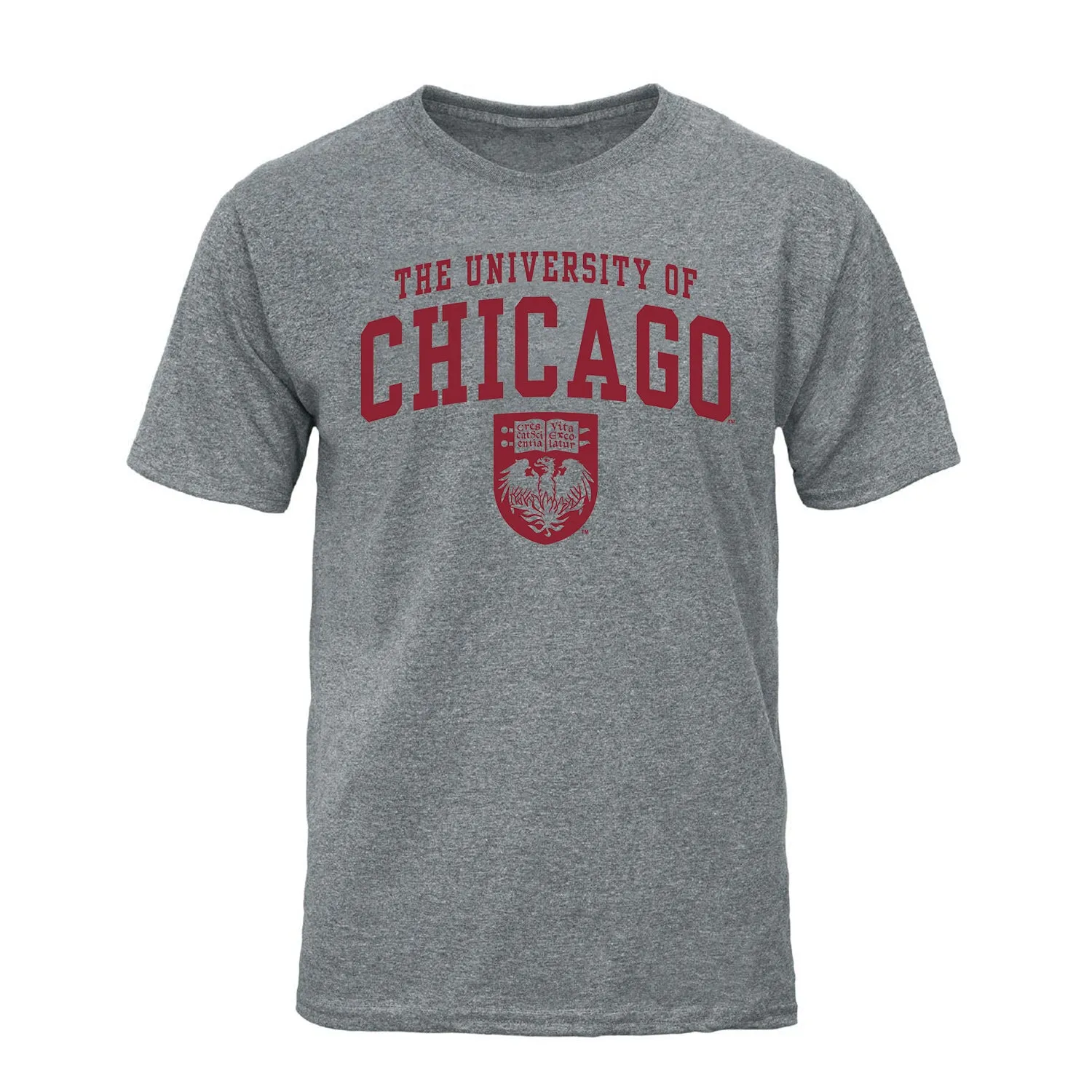 University of Chicago Heritage T-Shirt (Charcoal Grey) sold by Barnesmith