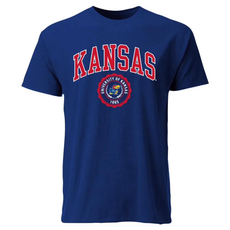 University of Kansas Heritage T-Shirt (Royal Blue) sold by Barnesmith