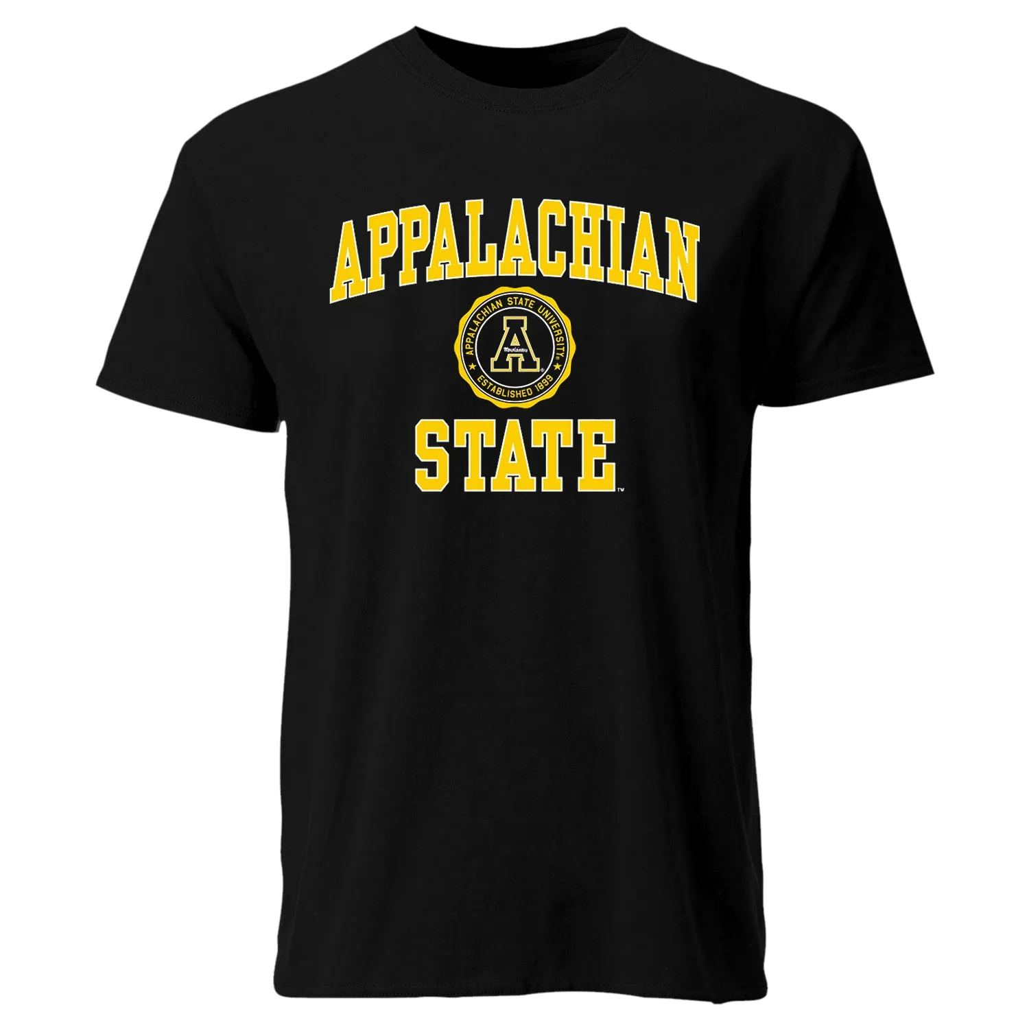Appalachian State University Heritage T-Shirt (Black) sold by Barnesmith