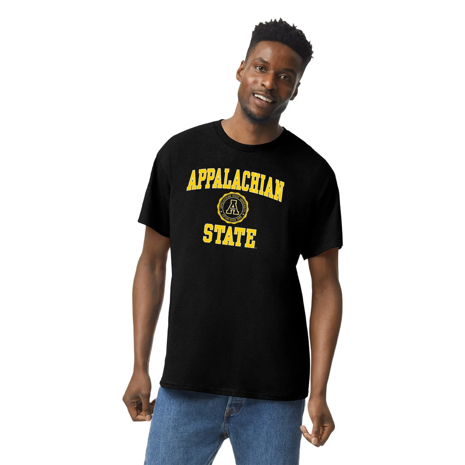 Appalachian State University Heritage T-Shirt (Black) sold by Barnesmith product image thumbnail 2