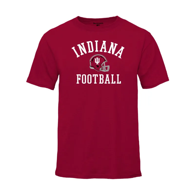 Indiana University Football T-Shirt (Red) sold by Barnesmith