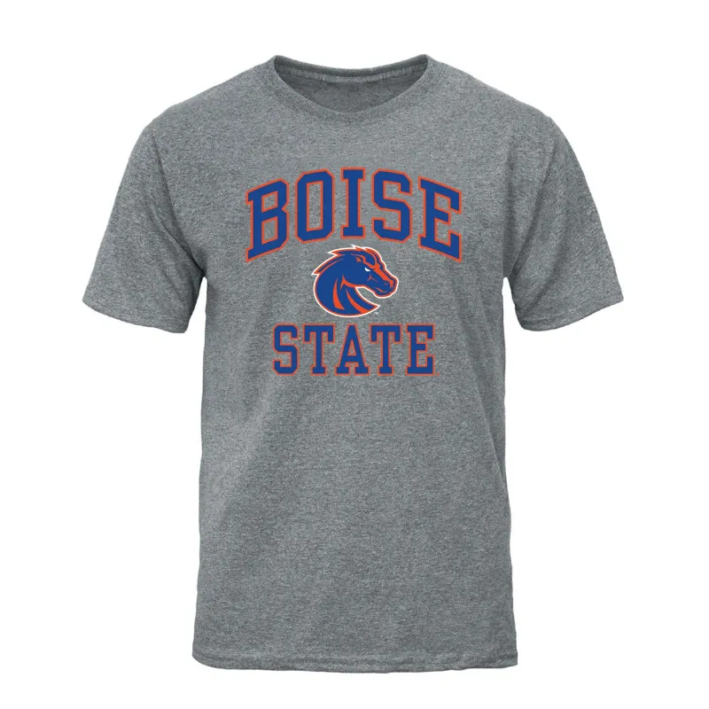 Boise State University Spirit T-Shirt (Charcoal Grey) sold by Barnesmith