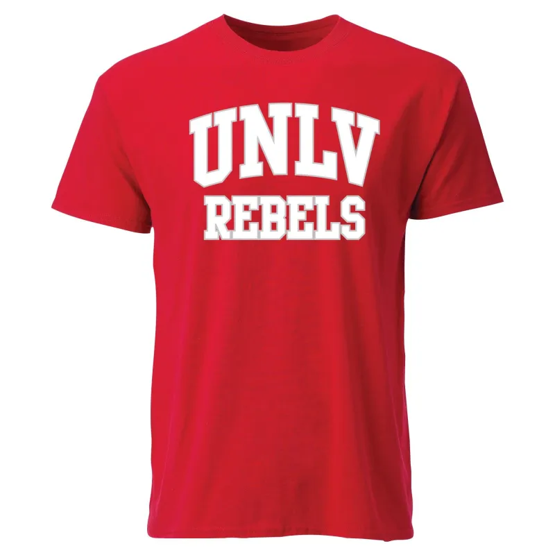 University of Nevada-Las Vegas University Spirit T-Shirt (Red) made by Barnesmith