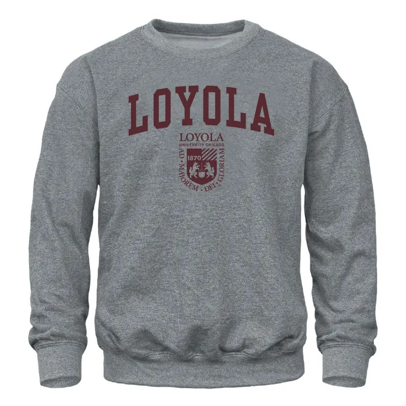 Loyola University Chicago Heritage Sweatshirt (Charcoal Grey) sold by Barnesmith
