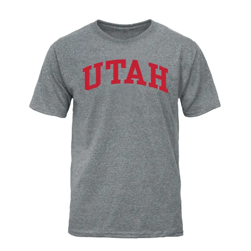 University of Utah Classic T-Shirt (Charcoal Grey) sold by Barnesmith