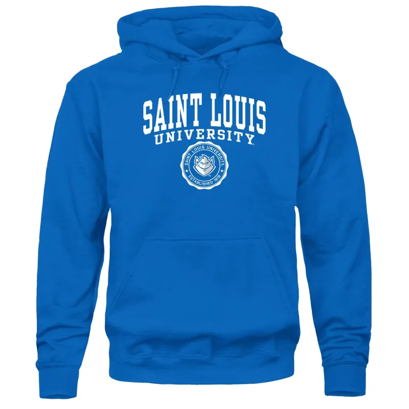Saint Louis University Heritage Hooded Sweatshirt (Royal Blue) sold by Barnesmith