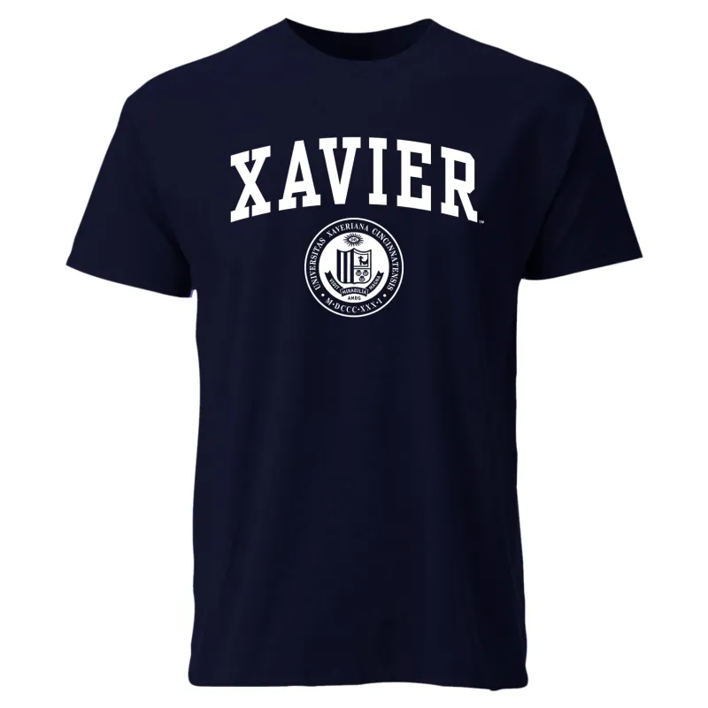 Xavier University Heritage T-Shirt (Navy) made by Barnesmith