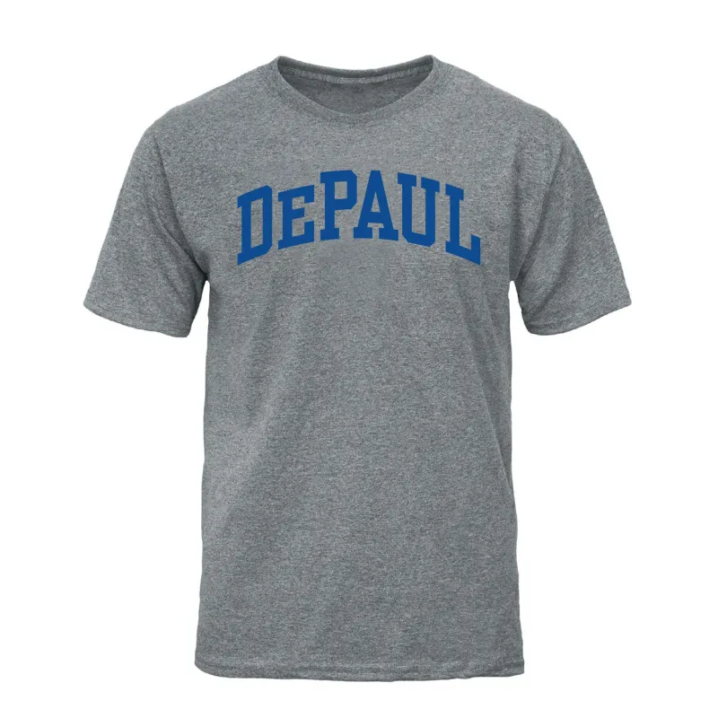 DePaul University Classic T-Shirt (Charcoal Grey) sold by Barnesmith