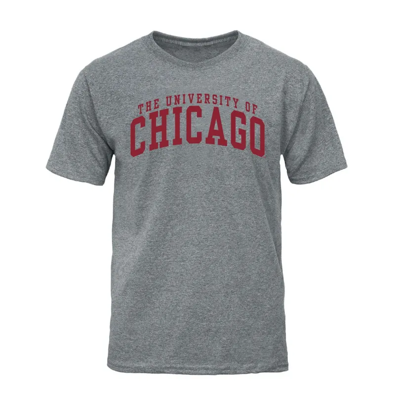 University of Chicago Classic T-Shirt (Charcoal Grey) sold by Barnesmith
