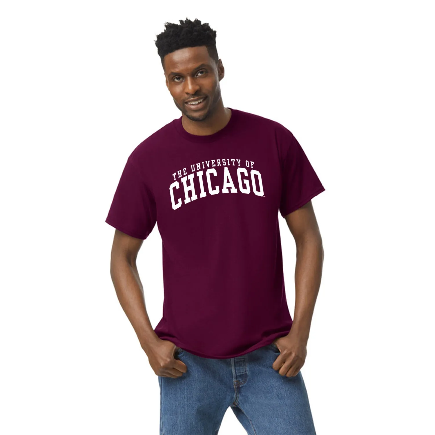 University of Chicago Classic T-Shirt (Maroon) sold by Barnesmith product image thumbnail 2