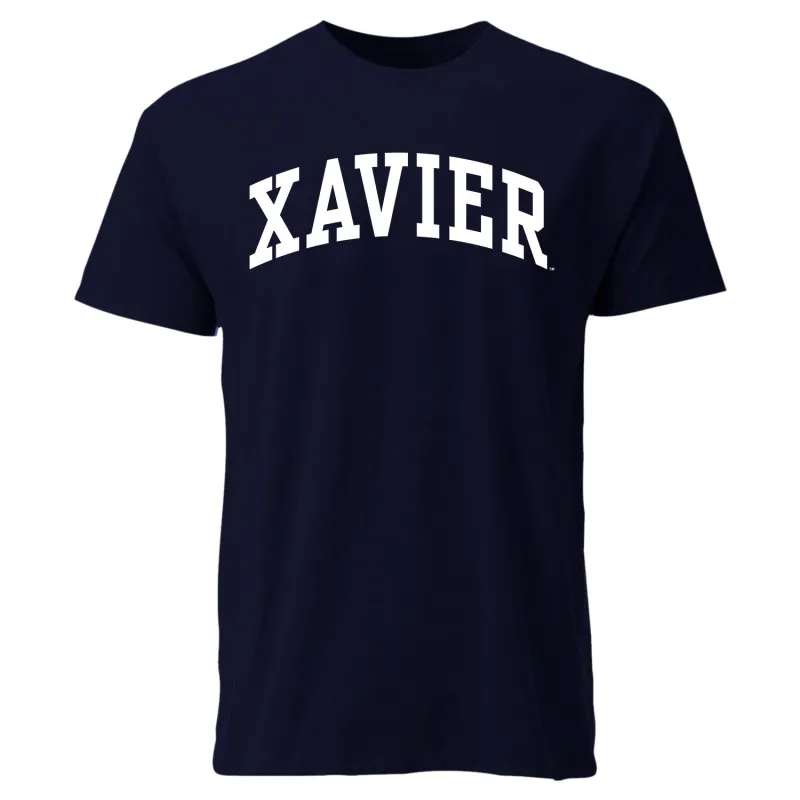 Xavier University Classic T-Shirt (Navy) made by Barnesmith