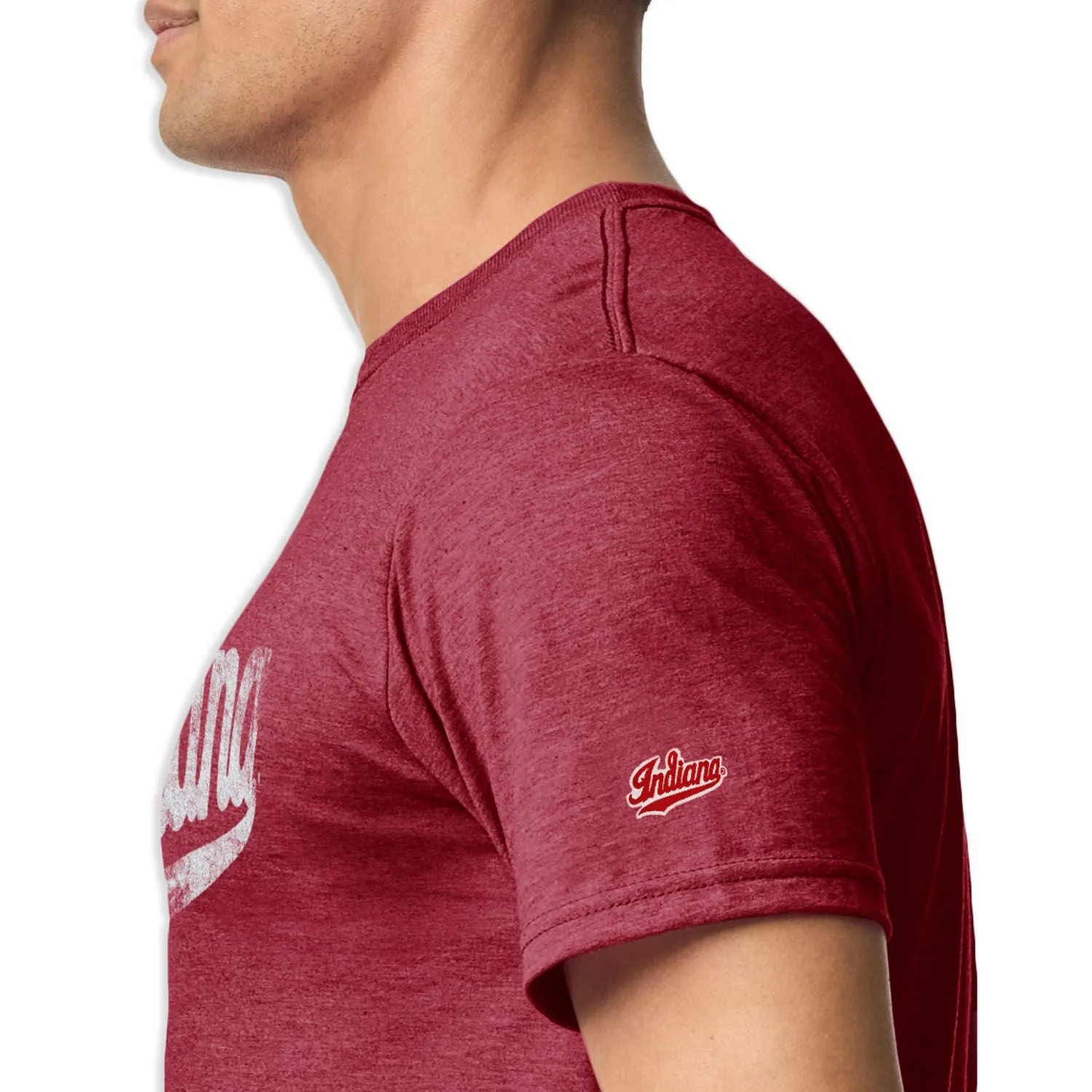 Indiana University Short-Sleeve Laude T-Shirt (Cardinal) sold by Barnesmith product image thumbnail 3