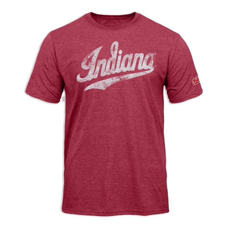 Indiana University Short-Sleeve Laude T-Shirt (Cardinal) sold by Barnesmith