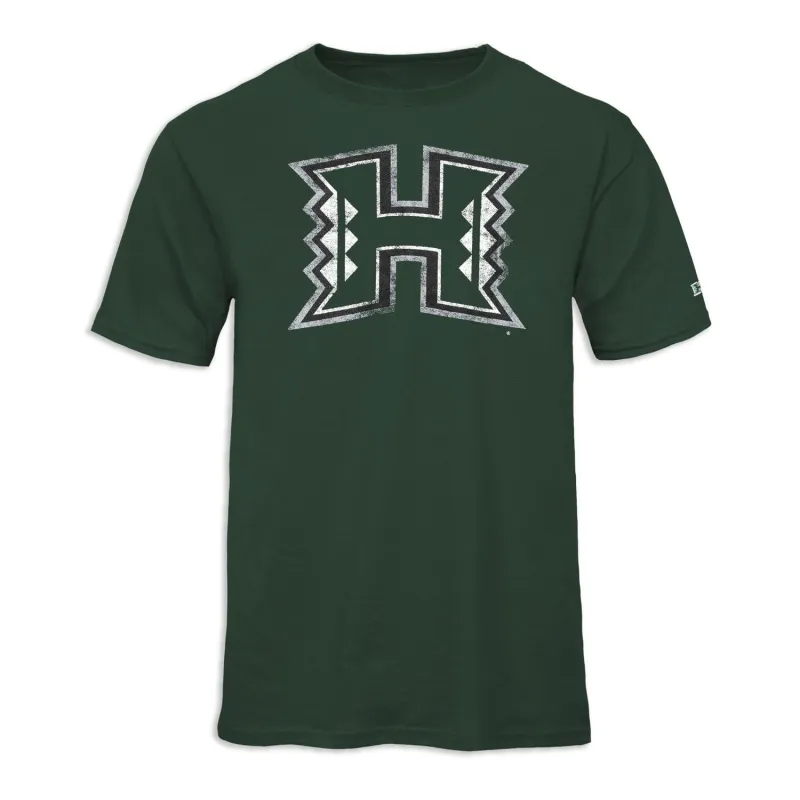 University of Hawaii Short-Sleeve Laude T-Shirt (Hunter Green) sold by Barnesmith