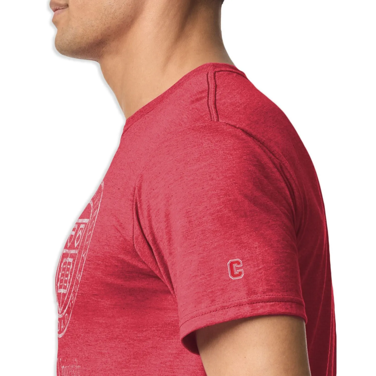 Cornell University Short-Sleeve Laude T-Shirt (Red) sold by Barnesmith product image thumbnail 3