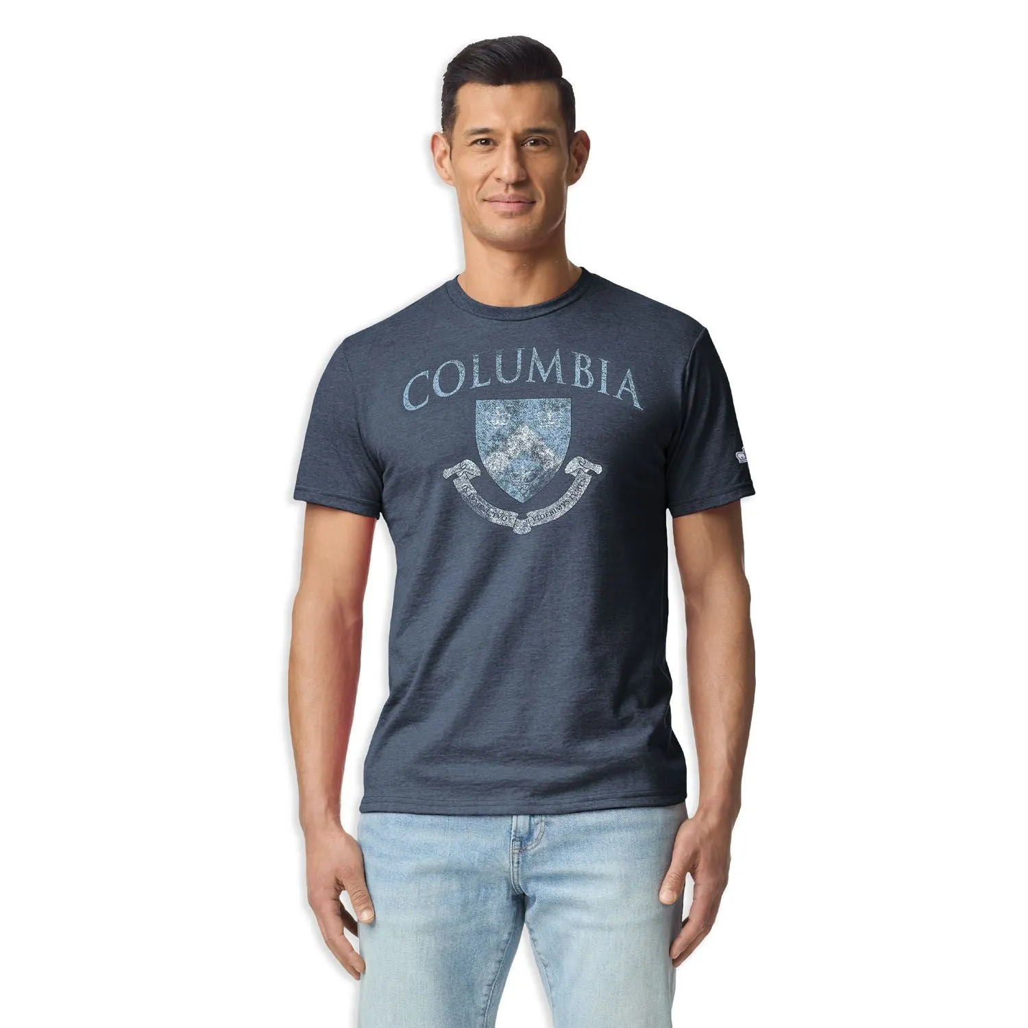 Columbia University Short-Sleeve Laude T-Shirt (Navy) sold by Barnesmith product image thumbnail 2