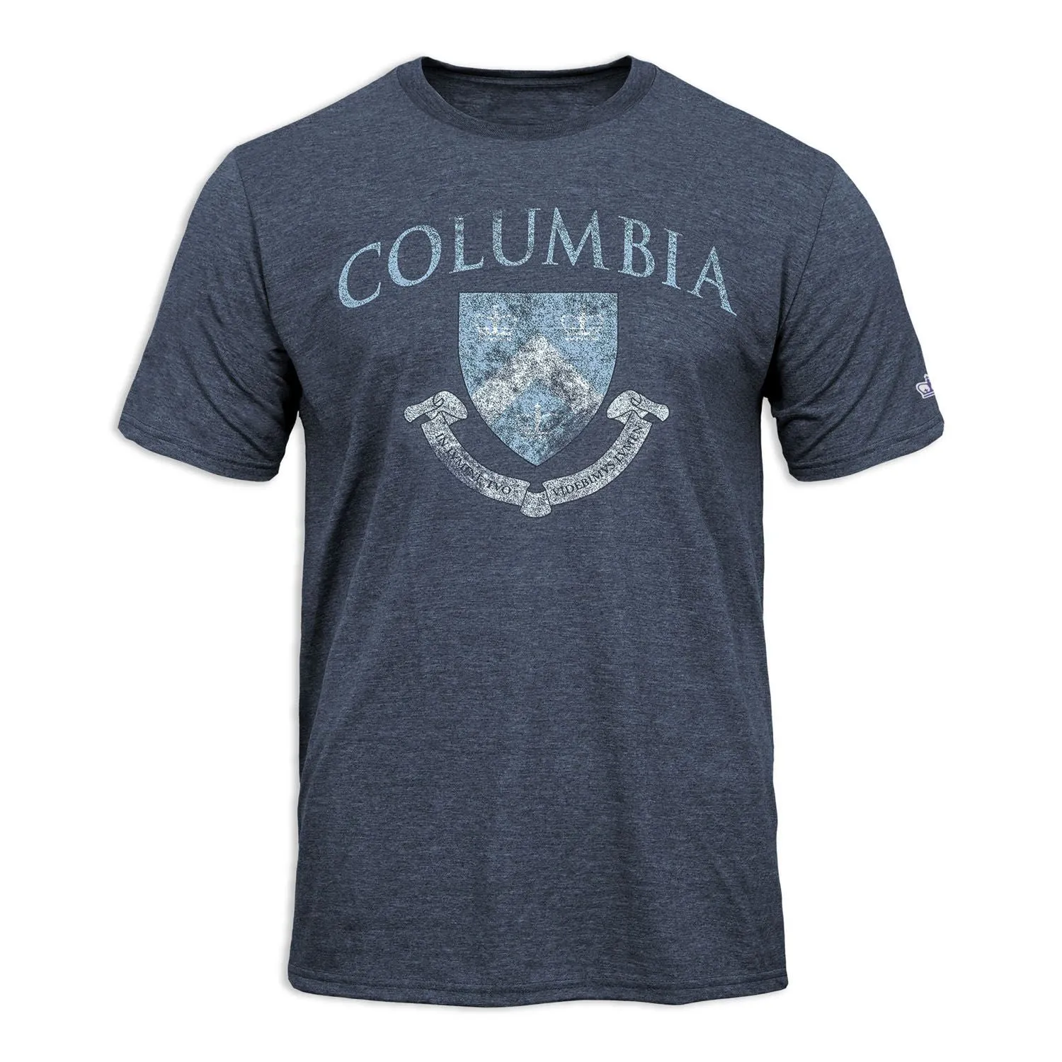 Columbia University Short-Sleeve Laude T-Shirt (Navy) sold by Barnesmith