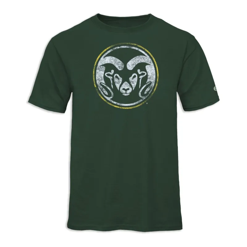 Colorado State University Short-Sleeve Laude T-Shirt (Hunter Green) sold by Barnesmith