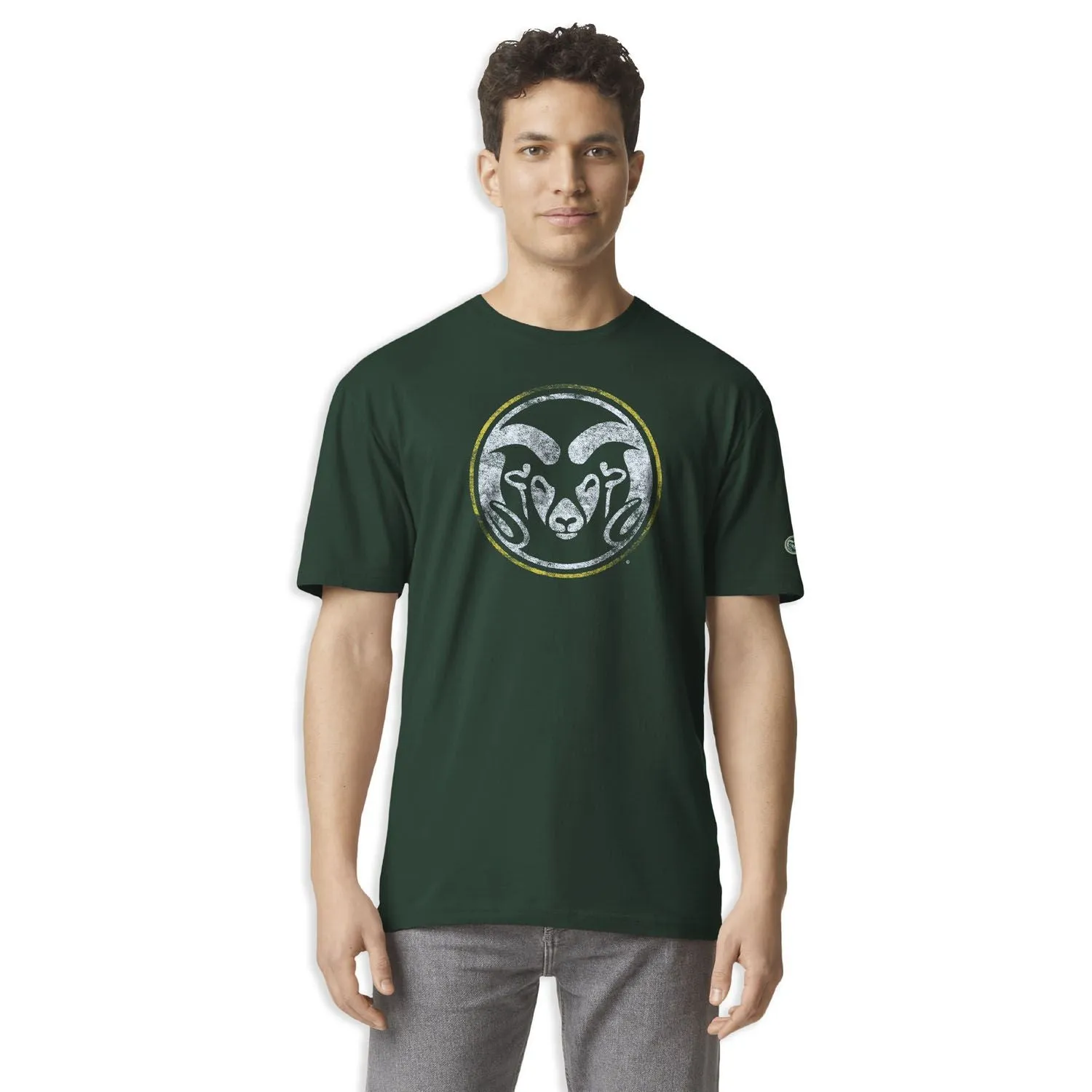 Colorado State University Short-Sleeve Laude T-Shirt (Hunter Green) sold by Barnesmith product image thumbnail 2