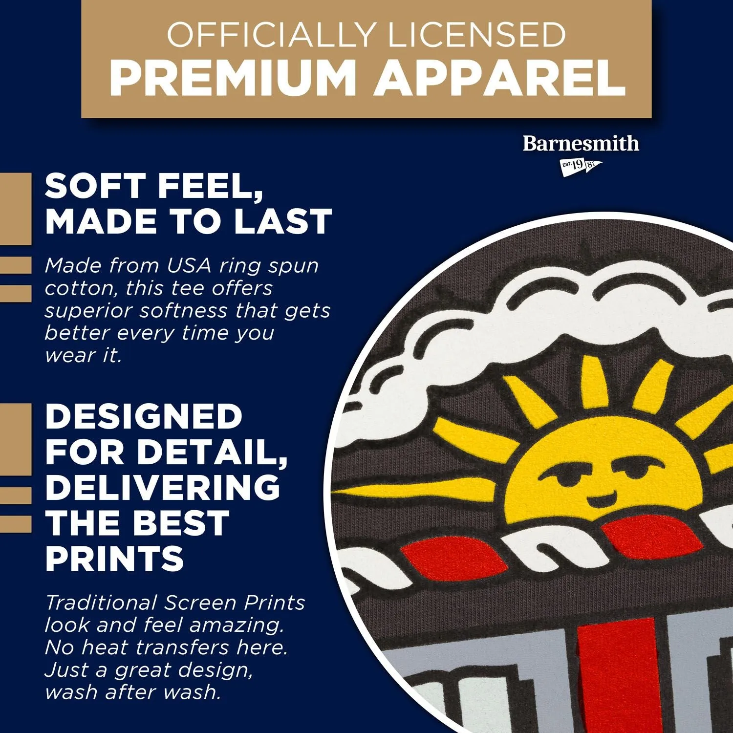 Brown University Short-Sleeve Laude T-Shirt (Brown) sold by Barnesmith product image thumbnail 5