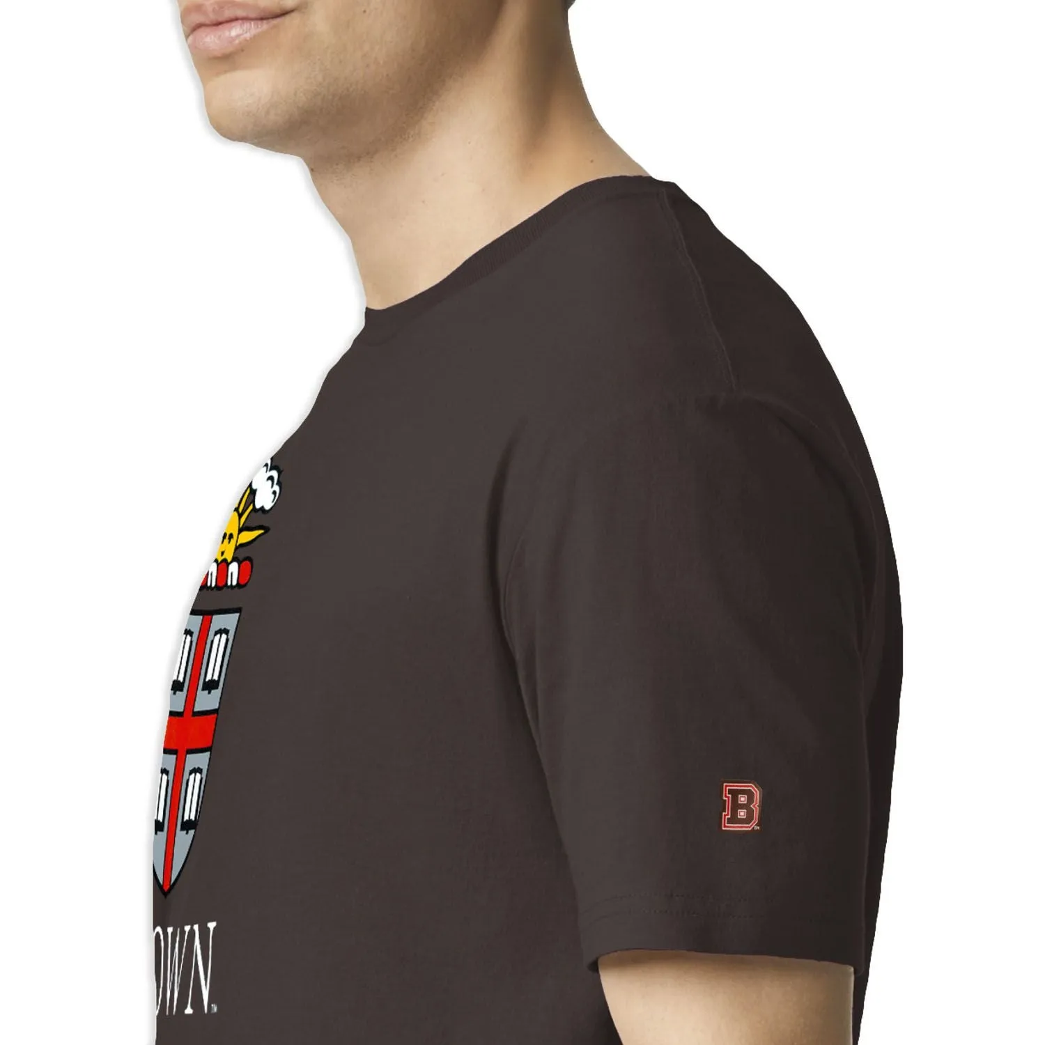 Brown University Short-Sleeve Laude T-Shirt (Brown) sold by Barnesmith product image thumbnail 3