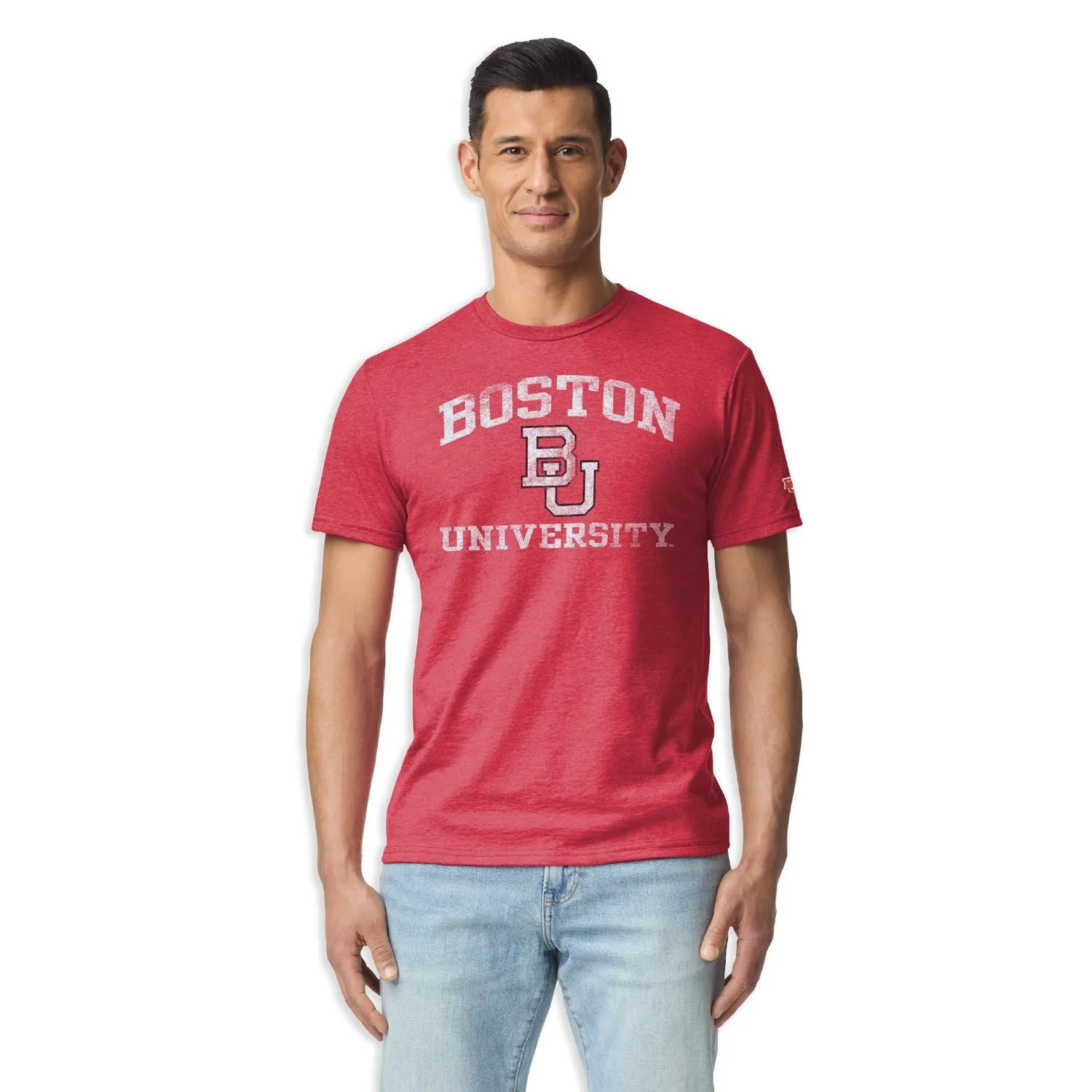 Boston University Short-Sleeve Laude T-Shirt (Red) sold by Barnesmith product image thumbnail 2