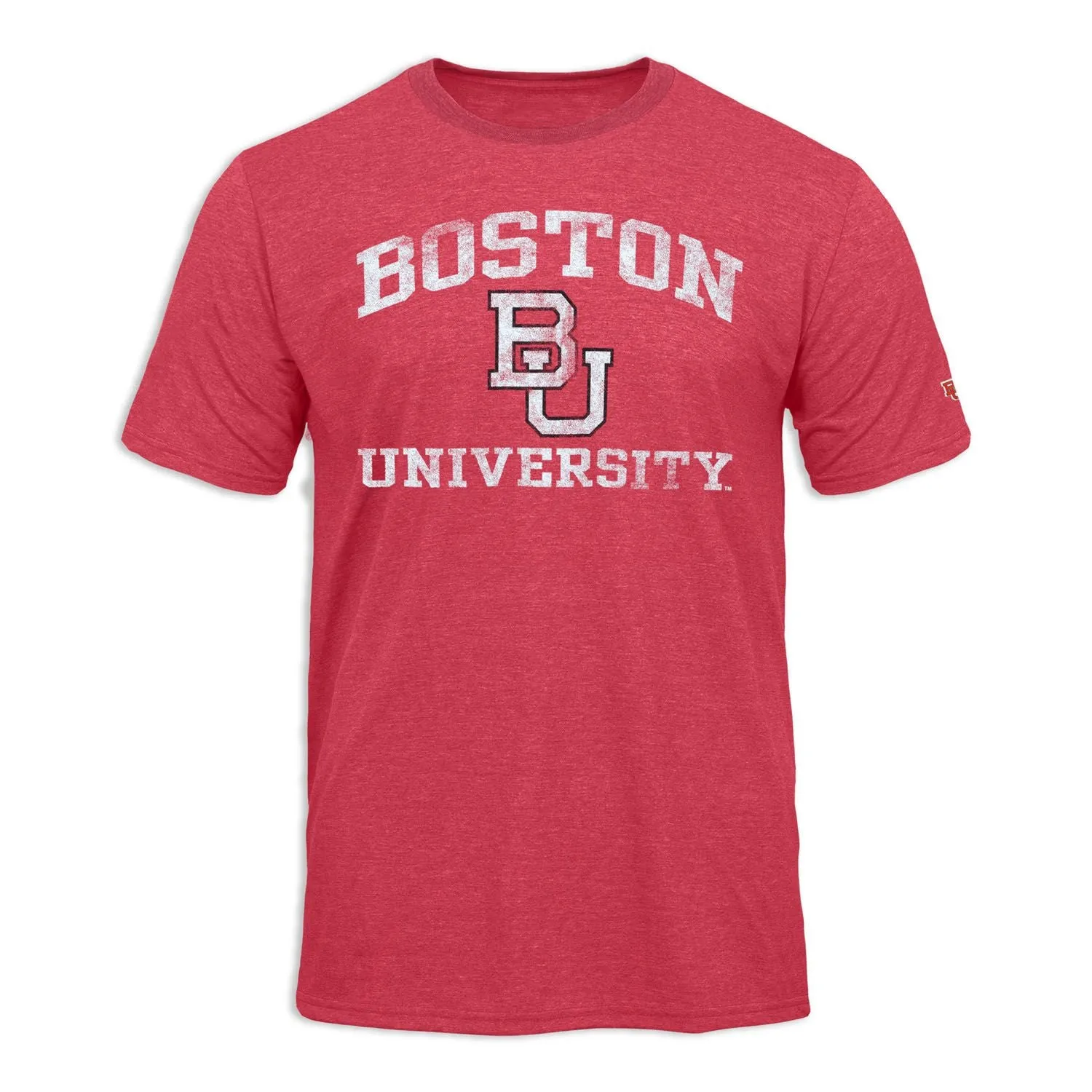 Boston University Short-Sleeve Laude T-Shirt (Red) sold by Barnesmith
