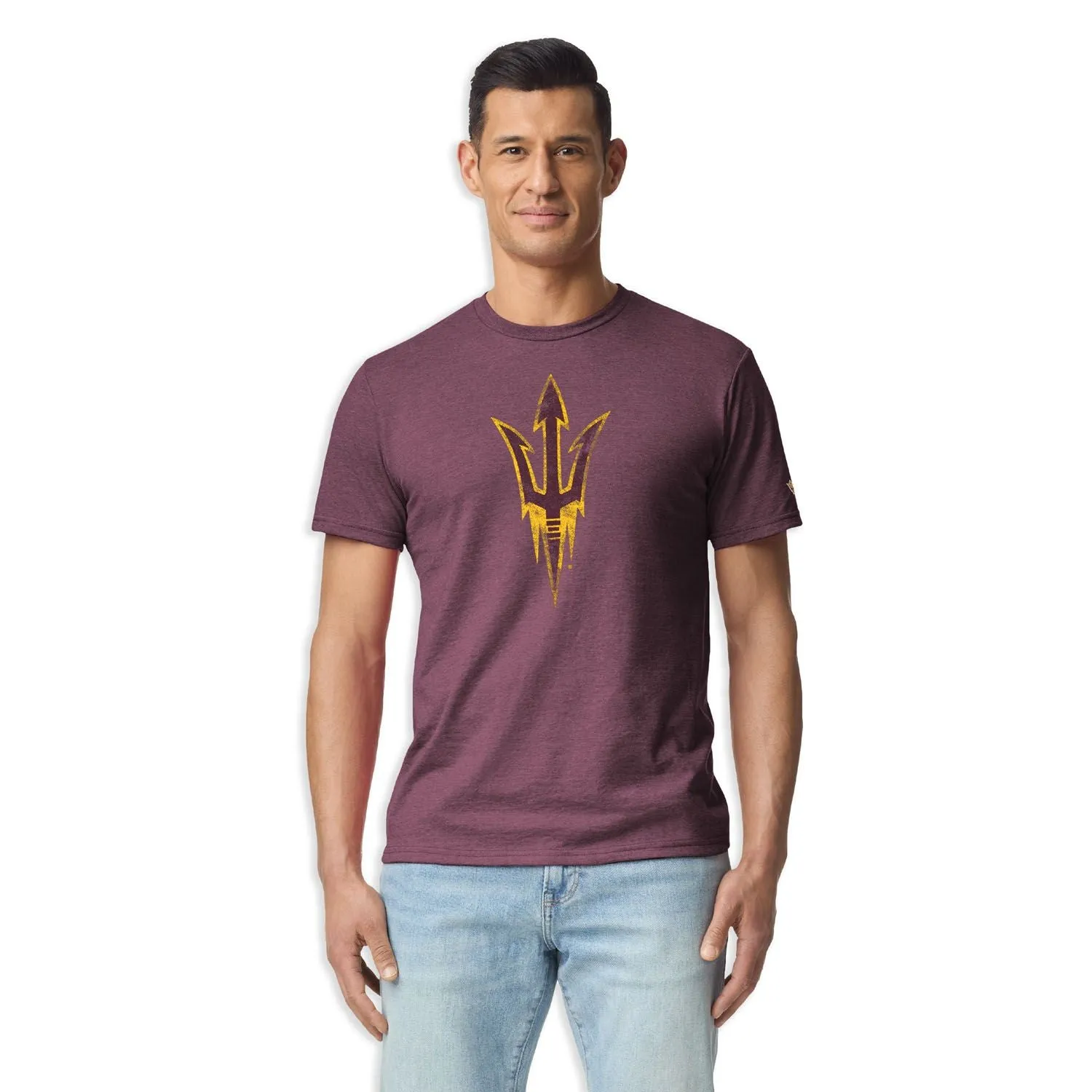 Arizona State University Short-Sleeve Laude T-Shirt (Maroon) sold by Barnesmith product image thumbnail 2